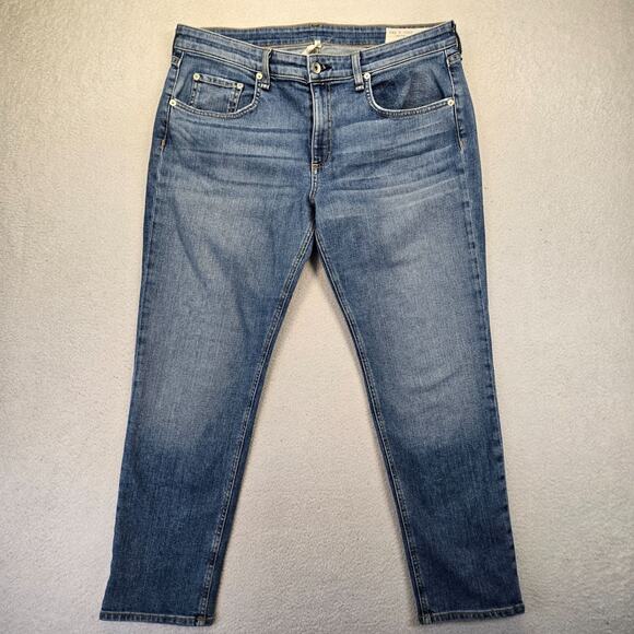 Rag & Bone Jeans Womens 31 Dre Low Rise Slim Boyfriend Marie USA Denim - Picture 1 of 13